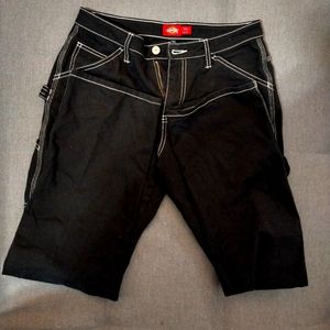 Dickies Girl Juniors' relaxed fit carpenter pants in black